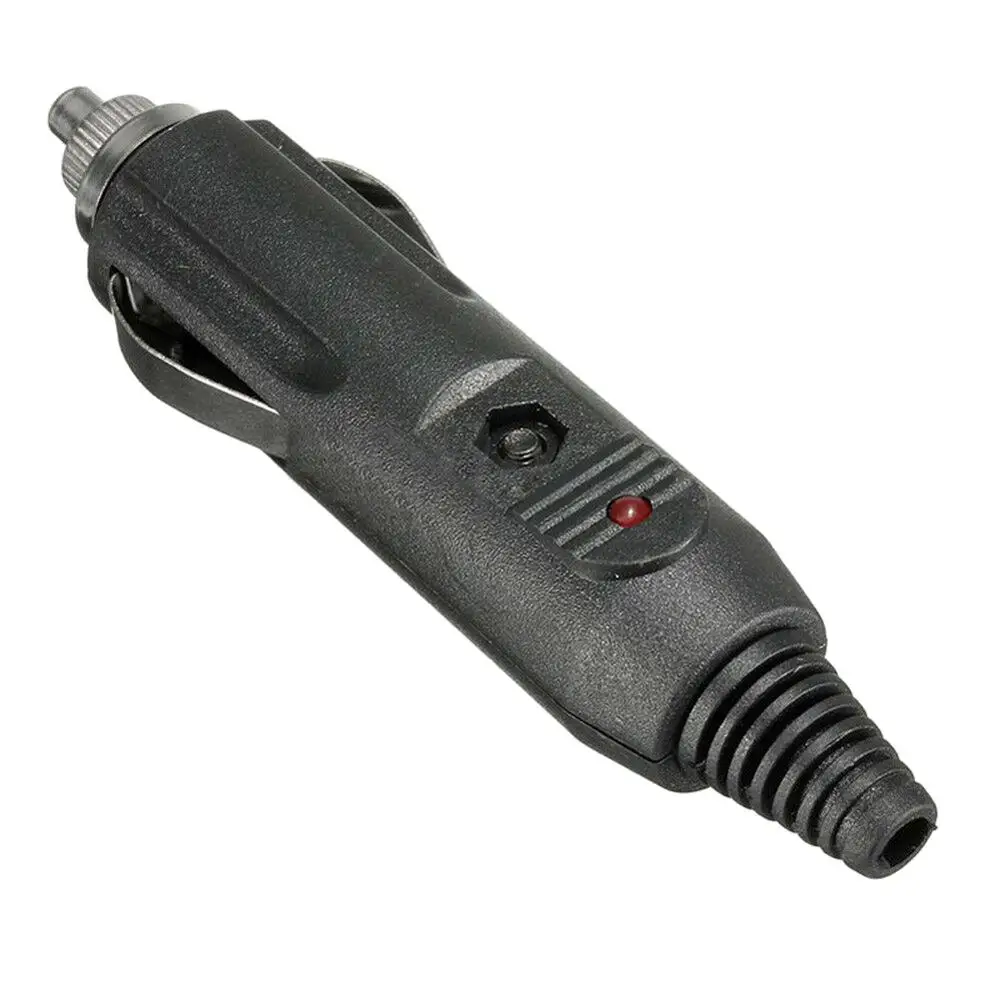 12 V Stecker Auto Zigarettenanzünder Stecker Stecker mit Sicherung Rote LED  Ladegerät Adapter Konverter Stecker 2PCS : : Auto & Motorrad