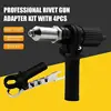 Professional Rivet Gun Adapter Kit With 4Pcs Different Nozzle Bolts ► Photo 1/6