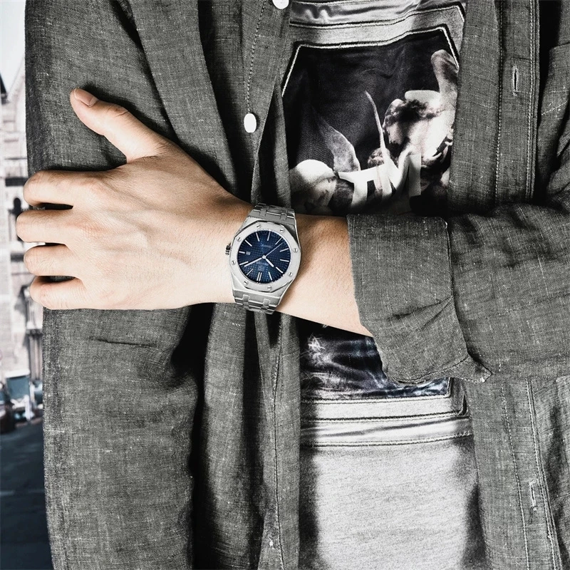 2020 BENYAR New Men's Watch Top Luxury Brand Men's Casual All-steel Quartz Watch Analog Waterproof Sports Military Watch