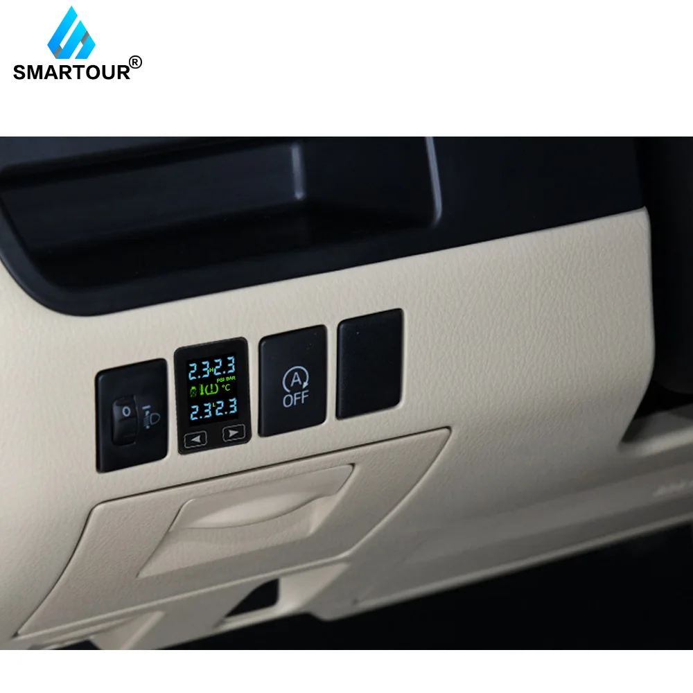 Smartour TPMS 4 Внешний датчик ЖК дисплей система мониторинга давления в шинах