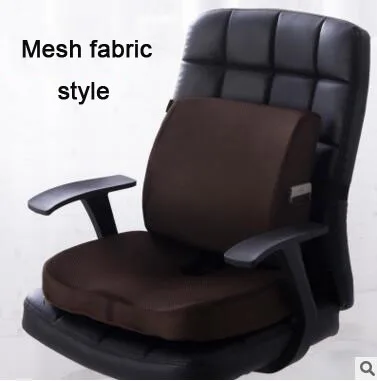 Office chair with buckle pillow with anti-slip particle pad anti-hemorrhoids car seat backrest pillow pregnant woman lumbar pad 