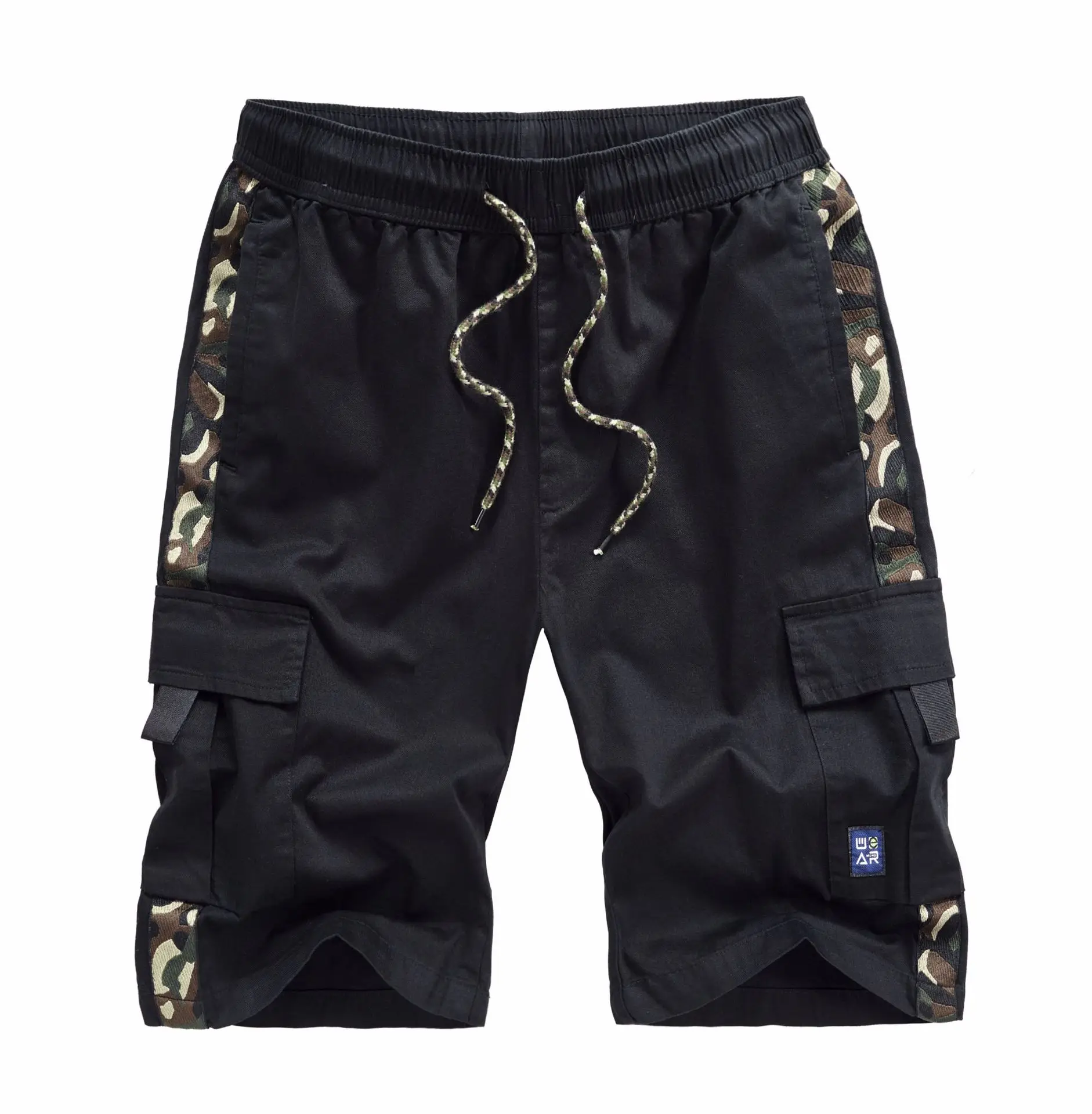 2020 Men's Cargo Shorts Combat Plus Big Size Capris 4XL 5XL 6XL 7XL Man Long Army Green Baggy Short Male Army Green Dark Green 4