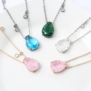 

Geometric Zircon Choker Necklaces For Women Girls Gold Sliver Color Rhinestone Necklace Fashion Jewelry Christmas Gift