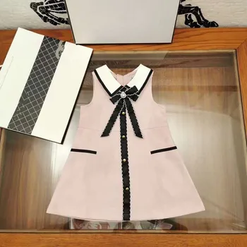

Girl's princess dress Summer dress party pink dress High-quality brand dress arrives