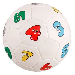 High Quality 18CM PVC No 3 Inflatable Ball Children Football Soccer Balls For Kids Training Elastic Football Toys Child Gift