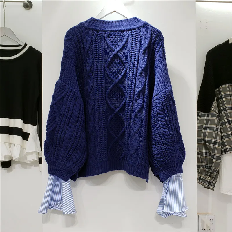 Korean-Style Knitted Cardigan Sweater Women 2020