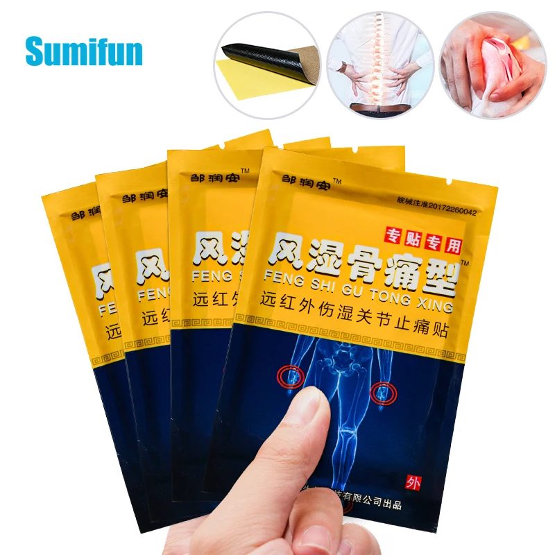 24 шт для задней панели заплата сброса боли артрита поясничного лечения из трав