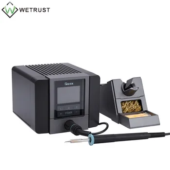 

Original QUICK TS1200A Intelligent ESD Lead Free Soldering Station 120W Sleep Function For Phone Motherboard Soldering Repaie