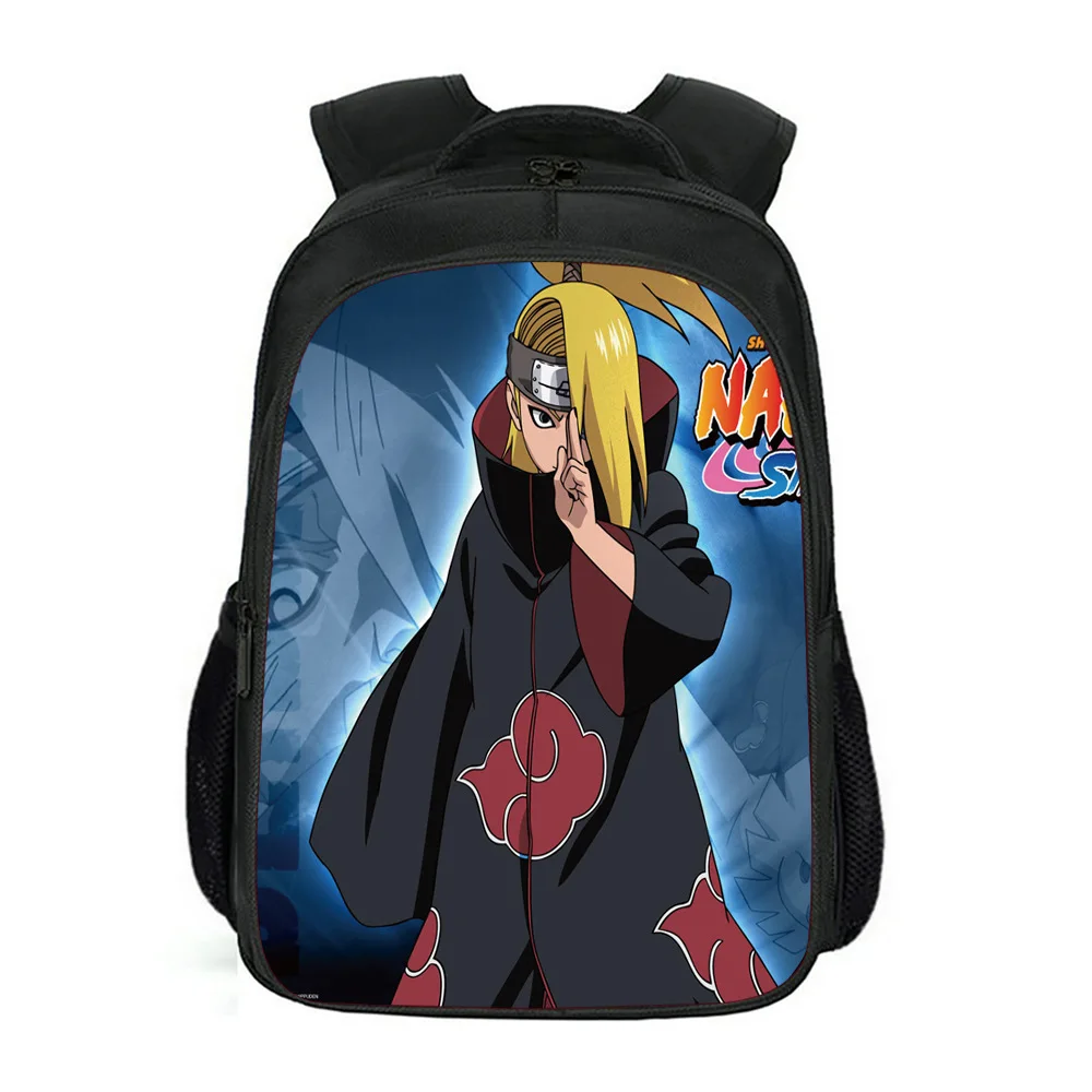 Наруто Детский Рюкзак Mochila детский студенческий школьный мужской рюкзак для