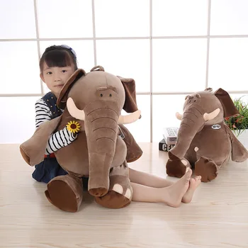 

kawaii Stuffed toy extremely soft hug animalt doll to appease baby toy elephant pillow birthday gift home decor
