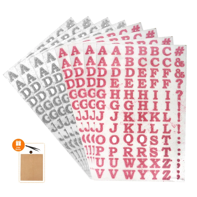 8pcs Set Heat Transfer Letters PU Vinyl Iron on Letters Adhesive Applique  Alphabet Letters forT-Shirt Clothes Bags Crafts Decor - AliExpress