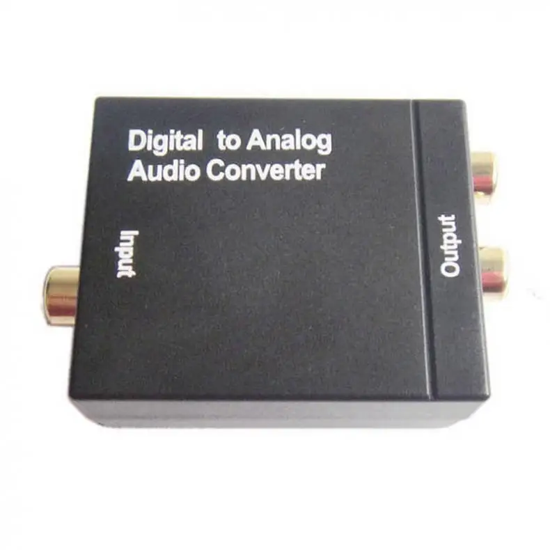 Бесплатная доставка L/R RCA аудио конвертер адаптер EDD Цифровой оптический Toslink SPDIF