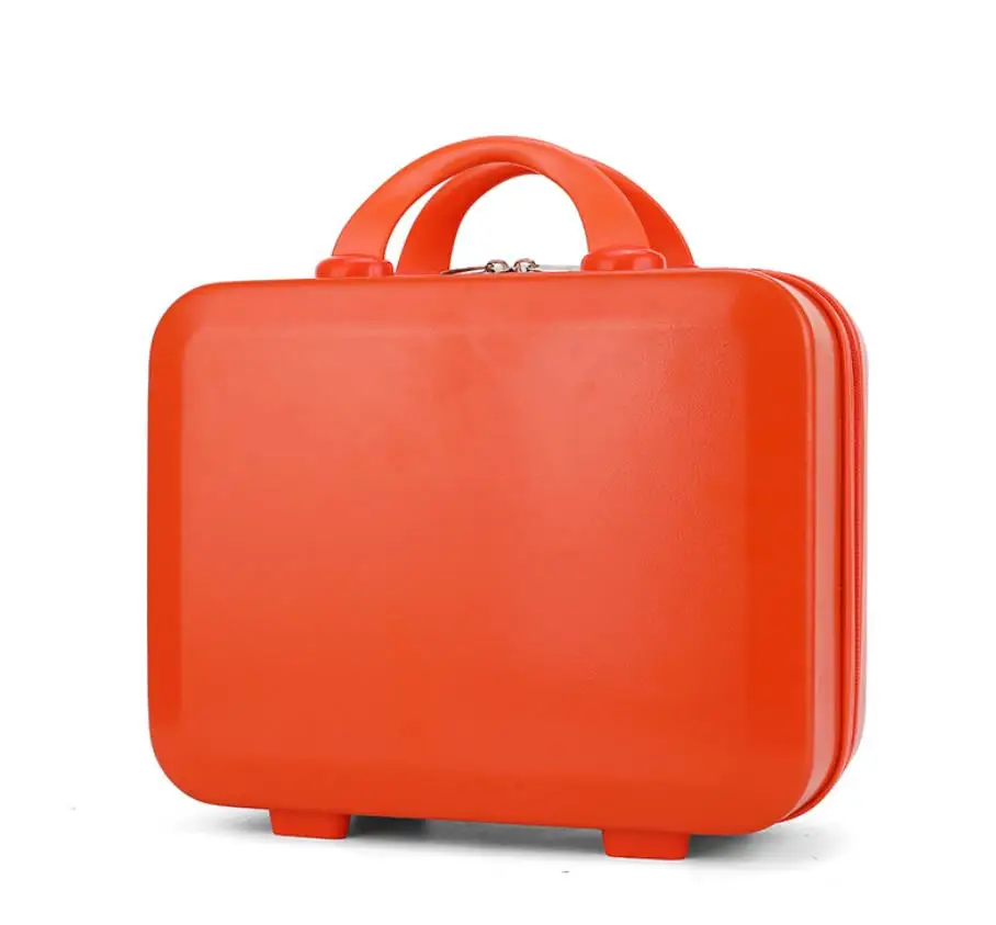 

2023 Hand luggage support wholesale delivery gift box cosmetic case female 13 inch mini small storage travel luggage
