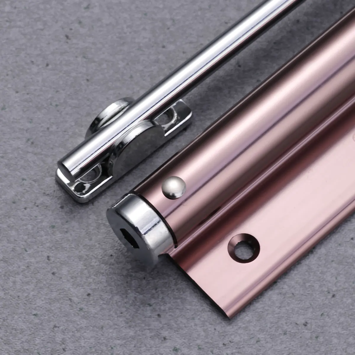 1Pc 35KG Automatic Door Closer Home Use Concealed Door Spring Hinge Buffer Free Punching Automatic Door Closer Device