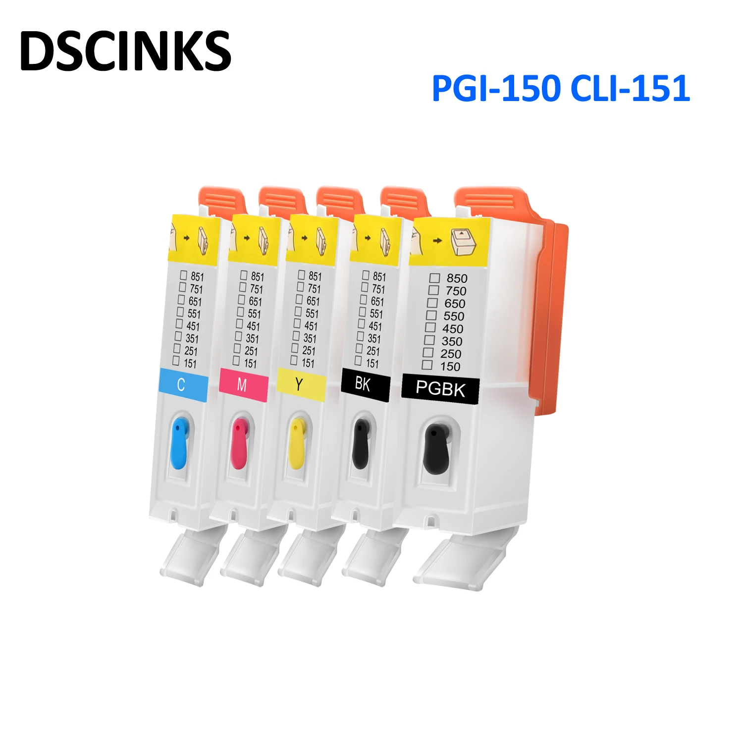 Gratis Verzending 10 Sets Pgi 150 Cli 151 Refill Inkt Cartridge Voor Canon  IP7210 MG5410 MG5510 MG6410 MG6610 MG5610 MX921 5 Kleuren|ink cartridge|ink  cartridge for canoncartridge for canon - AliExpress