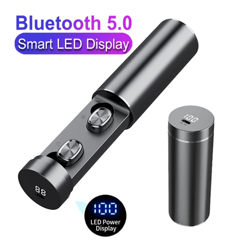 Наушники вкладыши TWS с B9 Bluetooth наушники V5.0 Беспроводной спортивные Бизнес Hi Fi