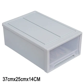 

Drawer Type Shoe Box Thickened Transparent Foldable Shoe Storage Box Save Space Plastic Organizers HUG-Deals