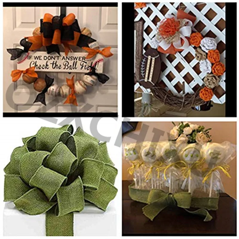 Ruban Toile De Jute Noel Ruban Toile De Jute Rouleau De Jute Naturel 6cm X 10M Toile De Jute Vintage Hessian Roll Pour Décoration De Mariage Et Noël, Bricolage Rond De Serviette