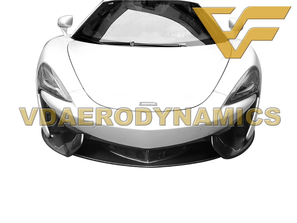 15-19 570S VAD-OEM поверхность из углеродного волокна спереди для губ Набор для бампера, кузова