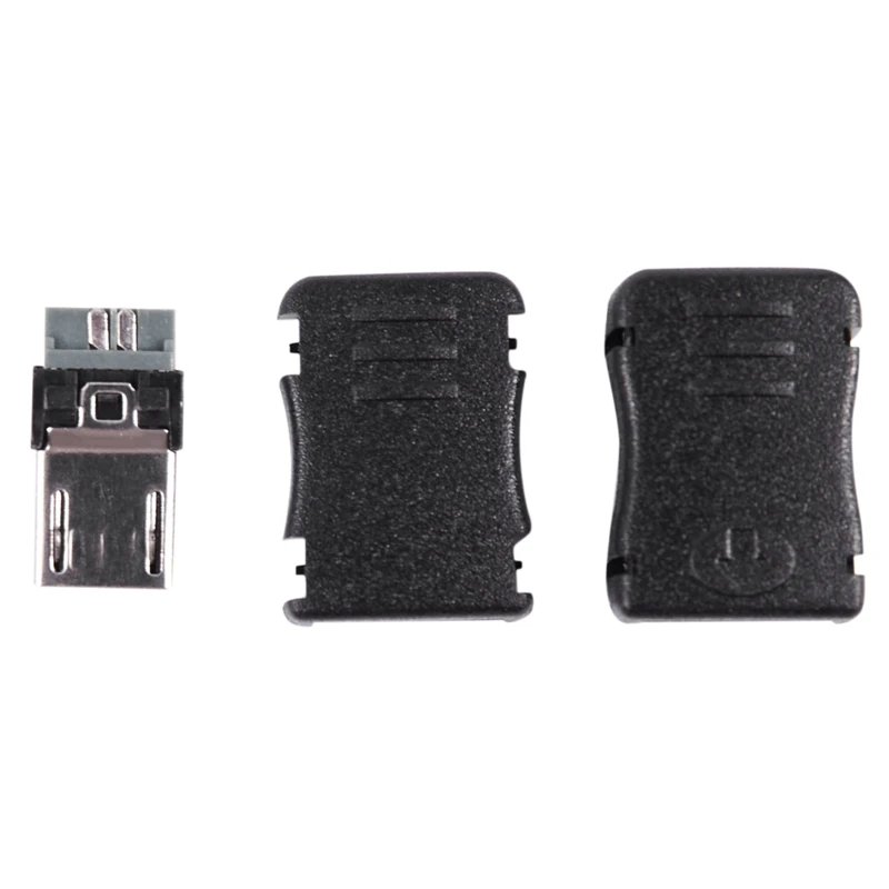 10 шт. 5 контактный микро Тип usb B Штекерный разъем Пластик крышка|Соединители| |