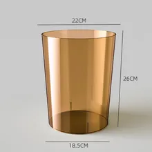  Storage In Kitchen Office Home Garbage Trash Can Room Dustbin Waste Bin Wastebasket Shelves Acrylic Decorate Buckets Recycling 