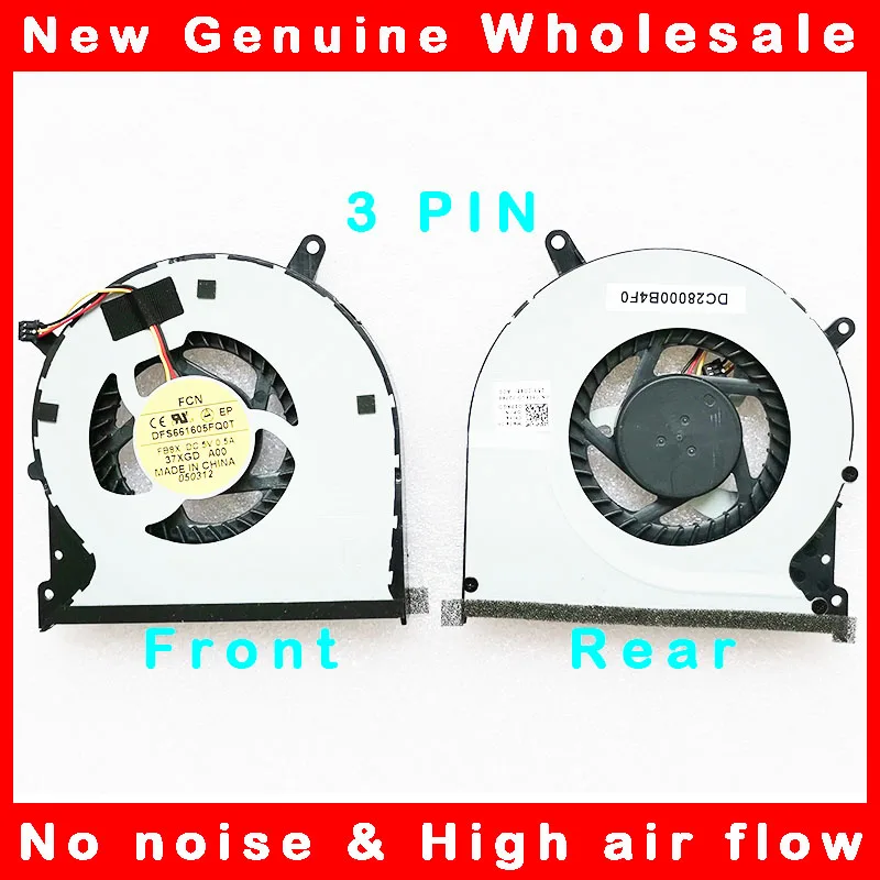 Кулер для охлаждения процессора ноутбука DELL XPS 15 L521X -0309 -4037 37XGD 037XGD DFS661605FQ0T FB8X |