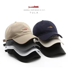 

Simple Baseball Cap men Sebound Hat Whale Embroidery Casual Hat Cotton Soft Top Cap 2022 New Boy Girl Couples With The Same Hats