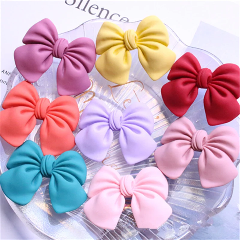 20Pcs New Resin Bowknot Crafts Accessories DIY Earrings Necklaces Decorative Material Patch Woman Handmade Craft Supplies Resin