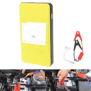 

20000mAh Car Jump Starter Power Bank 12V Portable Starting Device french bulldog peeking paws dog breed pet puppy lovely