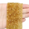 2 3 4mm Natural Stone Yellow Topaz Beads Faceted Loose Tiny Beads for DIY Jewelry Making Bracelet Necklace 15 inches Wholesale 1