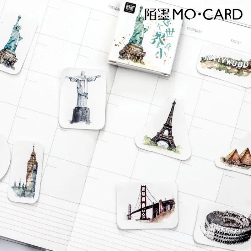 

2020 New Lovely This World Memo Pad Plaids and Lines Note Sticky Paper Stationery Delicate Stickers Bookmark Post it Label