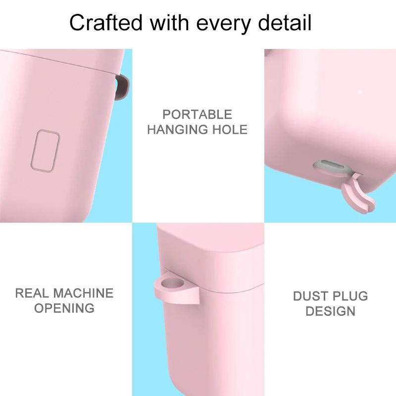 Air bluetooth Пылезащитная Беспроводная Защитная крышка для наушников для силиконового защитного рукава Защита от падения коробка для хранения для Xiaomi