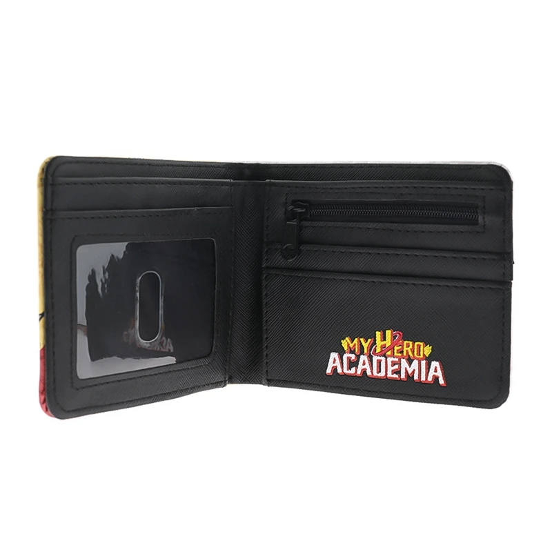 Милые кошельки для монет в стиле аниме, кошелек my hero Academy, кошелек, держатель для карт, карман для монет на молнии и застежке