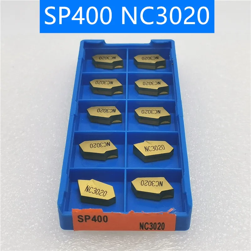20PCS SP400 NC3020 Carbide Insert Turning Tool Turning Milling Cutter CNC Cutting Tool Slot Cutting SP 400