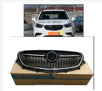 

Chrome Front Upper Bumper Hood Radiator Grill Grille New Fit For Buick Encore 2017-2018 1PC With logo