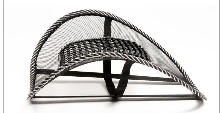 lumbar traction device Back Massage Mesh Cloth Car Seat Cushion Lumbar Waist Support Massager Pillow Ventilate Breathable Tool