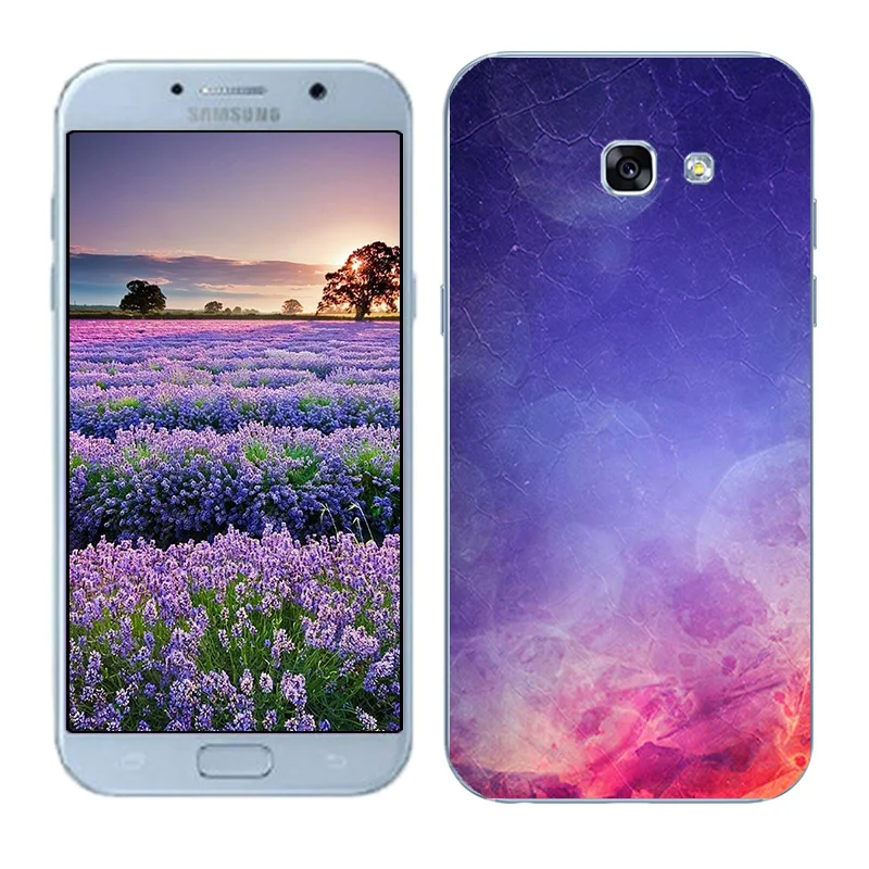 17 Чехлы для телефонов samsung Galaxy A5 A3 мягкие ТПУ Fundas Para Coque DIY окрашенный плотный чехол для телефона Galaxy A7 Shell - Цвет: 17