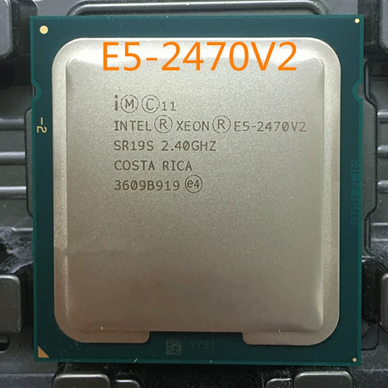 Процессор ntel Xeon 2 40 ЦП 2470 ГГц 10 ядер 25 Мб E5 2470V2 процессор V2 2620v2 2690v2|Процессоры| |