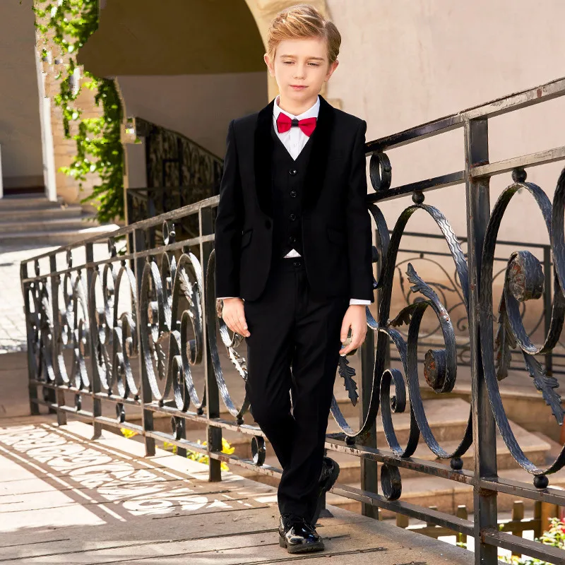 

Spring and Autumn New Boys Attend Wedding Suits Formal Dresses Support Customization