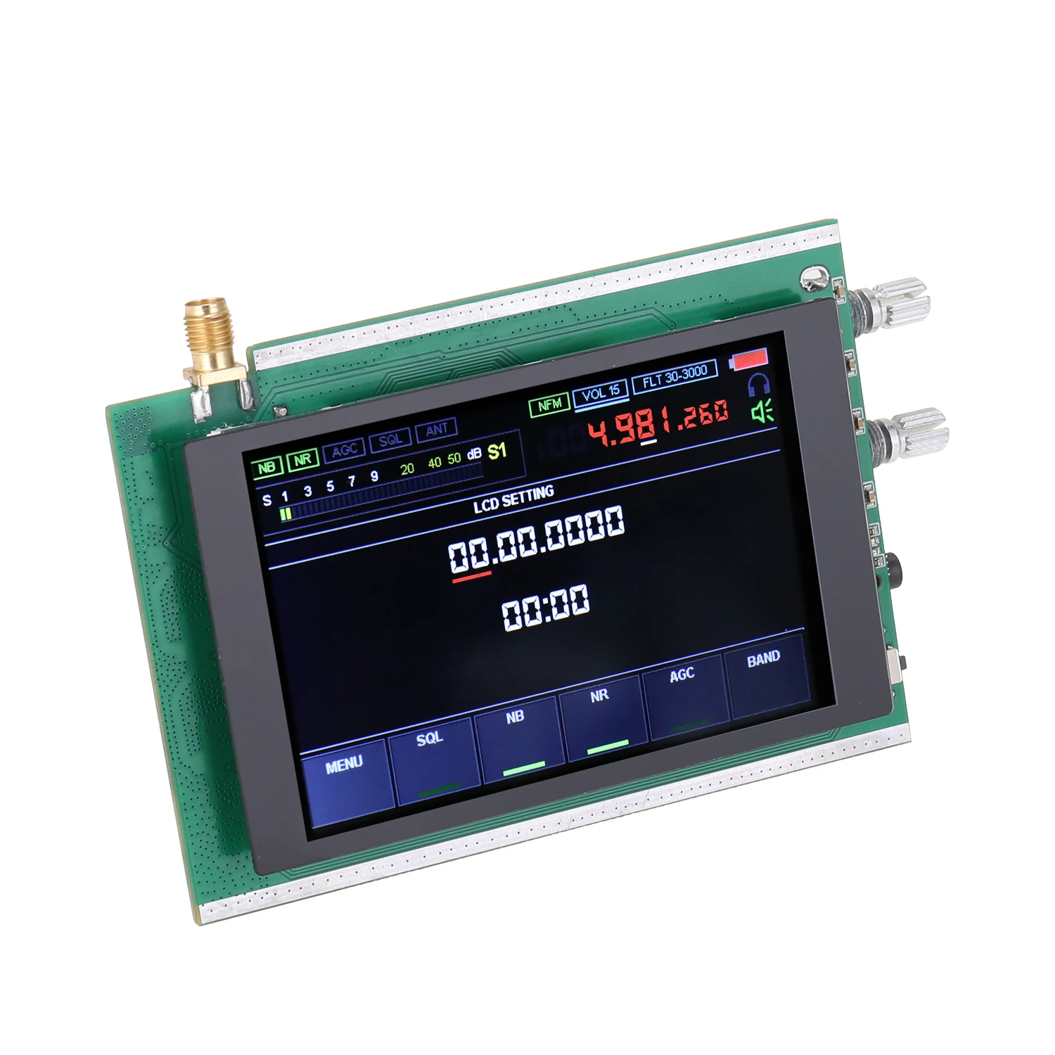 AM SSB NFM WFM тест 50 кГц 200 МГц Малахитовый SDR радио Malahit DSP 3 5 дюймов сенсорный экран HAM