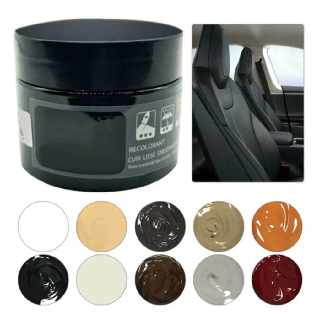 Household Leather Repair Cream Restore Car Seat Couch Shoes Sofa Scratch Scuffs Cream Leather Repair Filler Kit