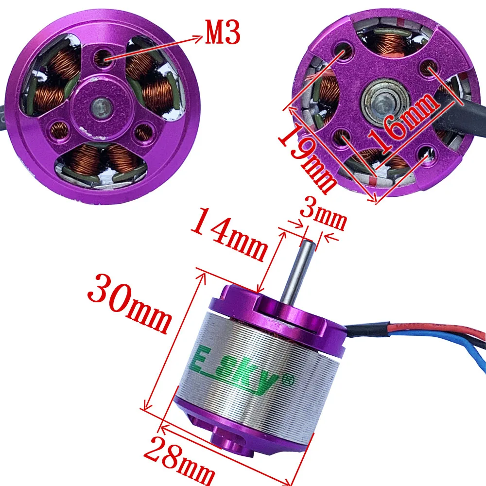 2830 E-SKY 3900KV бесщеточный мотор для Rc бесщеточный мотор для мультикоптера дронов 9045 10X6 10X5 реквизит постоянного тока