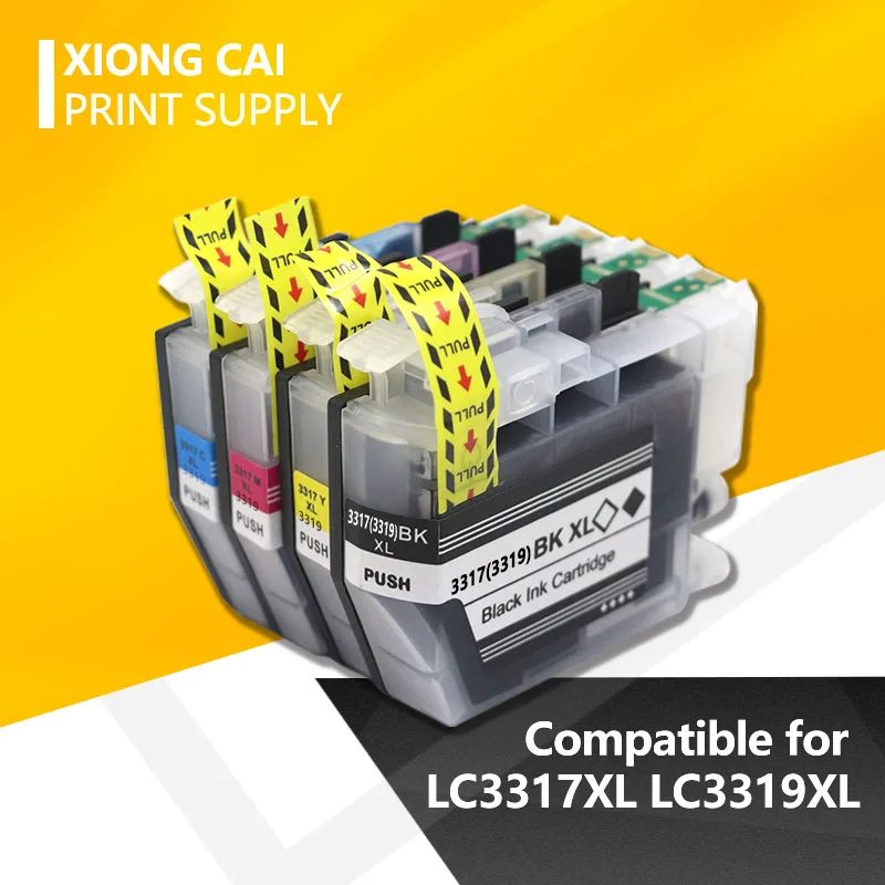 Совместимый чернильный картридж LC3319XL LC3317XL LC3319 LC3317 для принтера Brother MFC J5330DW J5730DW