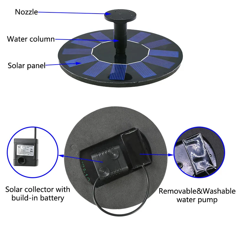 outdoor solar water pump