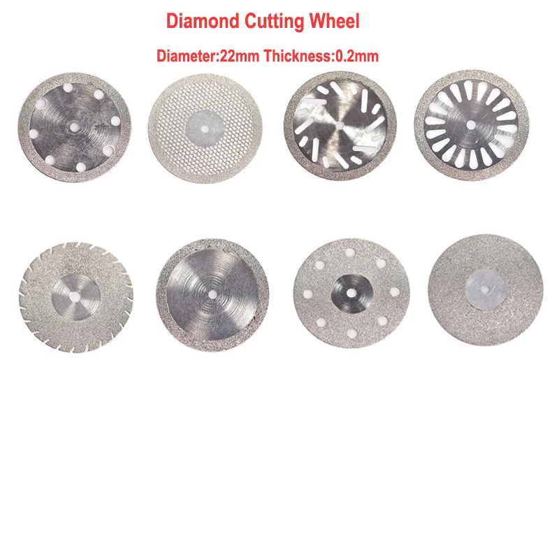 Dental Lab Ultrathin Double Sided Diamond Cutting Wheel Disc Emery