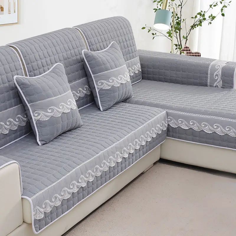

Sofa Cushion Four Seasons Universal Fabric Sofa Cover Cover Cushion Minimalist Modern Anti-slip Sofa Cover All Edges Included Ve