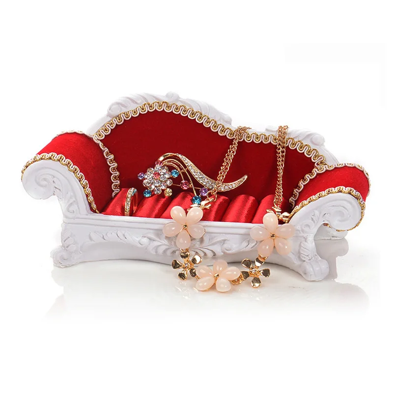 1 шт. акриловая бархатная фланель для ювелирных изделий коробка хранения дисплея