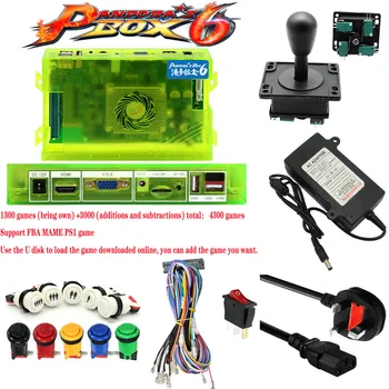 

Joystick Pushbutton Microswitch Player button 1300 in 1 Game PCB to Build Up Arcade Machine