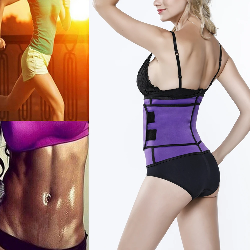 Sweat Shaper Slimming Belt Body Shape Adjustable Fitness Waist Trainer Corset Shapewear for Weight Loss M-3XL