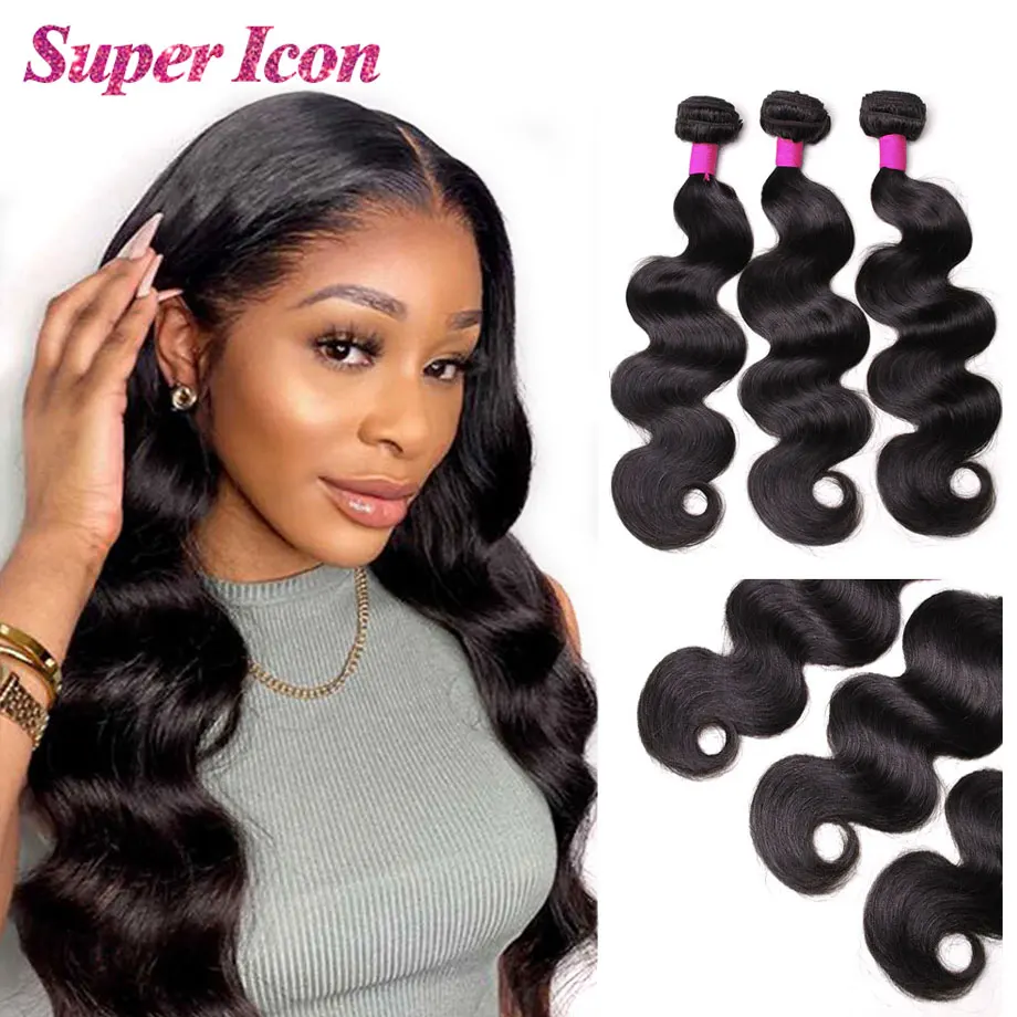 Closeout Hair-Clip Human-Hair-Bundles Beauty Natural-Extension Body-Wave Remy-Not Super-Icon  bWwnMGk9gQA